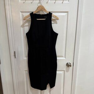 Banana Republic Black Slit Dress